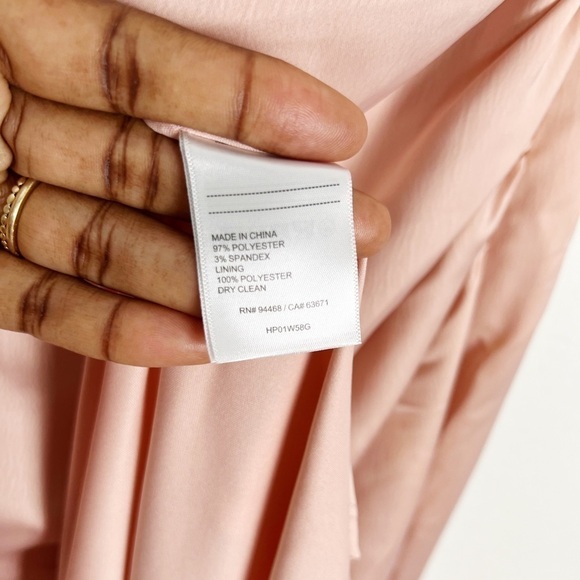 Laundry by Shelli Segal Ruched Satin Gown - Picture 12 of 13